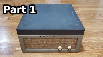 Admiral 329 record player restoration Part 1