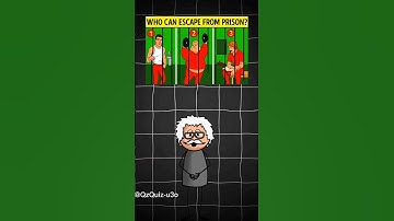 who can escape from prison?#mindbendingquiz #quiz #quizchallenge #riddlejourney