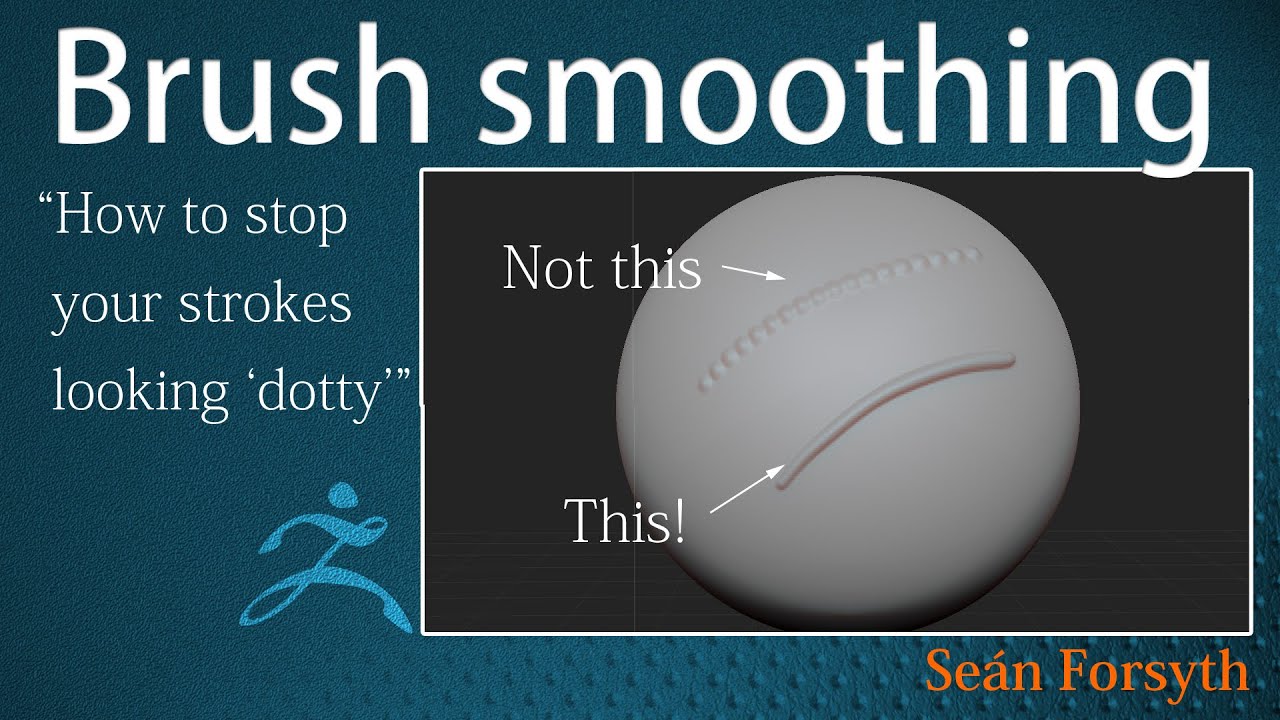 in zbrush can smoothing brush be lessened
