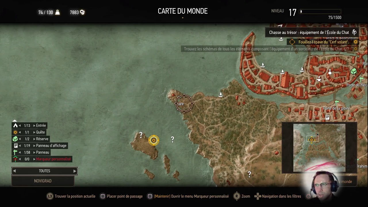 [FR] The Witcher 3 - Wild Hunt - Difficulté Marche de la mort - Gwynt ...