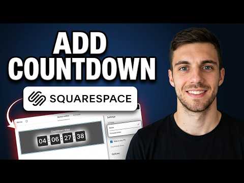 How to Add Countdown on Squarespace 2026 (Superb Easy)