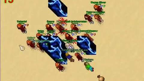 Tibia - Toxic Fire - Titania war