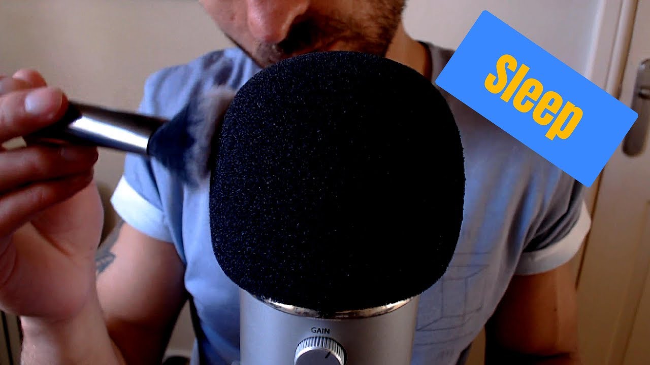 ASMR Gentle Mic Scratching and Brushing (No Talking - Male) - YouTube
