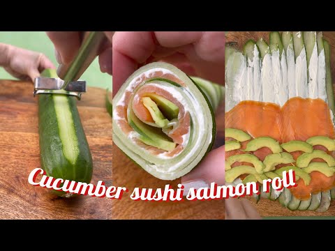 Video: Avocado, Salmon Thiab Dib Sushi Ncuav Mog Qab Zib