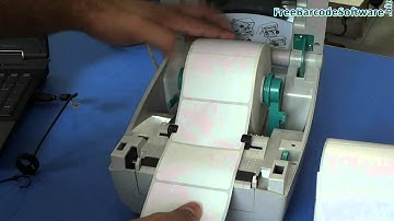 Learn how to change roll in Zebra printer