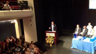 Funny Graduation speech Latin School of Chicago- Blake