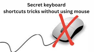 windows 10 2019 secret keyboard shortcuts tricks without using mouse EVERYTHING IS HERE screenshot 4