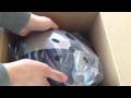 Unboxing red bull helmet for bmx bicycles and dow
