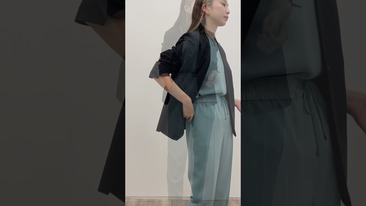 接触冷感・UVカット・撥水・洗える】 プルーフ4WAYタフタ ノーカラー 