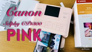 Unboxing and testing Canon Selphy CP1300 PINK