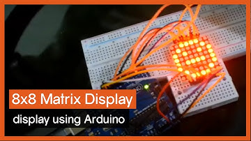 Arduino Matrix Display without IC