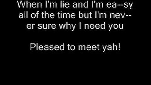 Song 2 Lyric Video version - Lyric Video performance video thumbnail