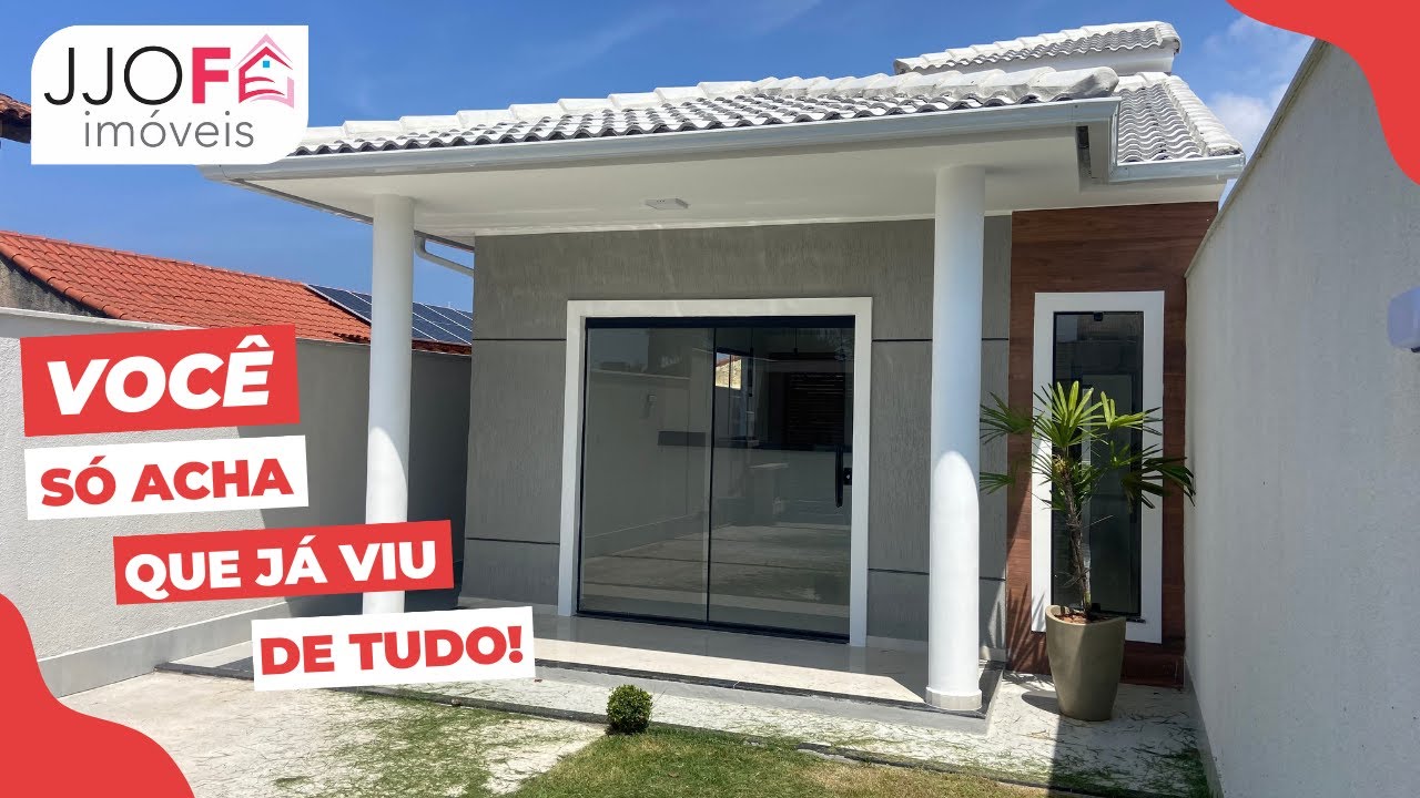 Casa à venda com 2 quartos (80m²) – Jardim Atlântico Central (Itaipuaçu) - Maricá/RJ