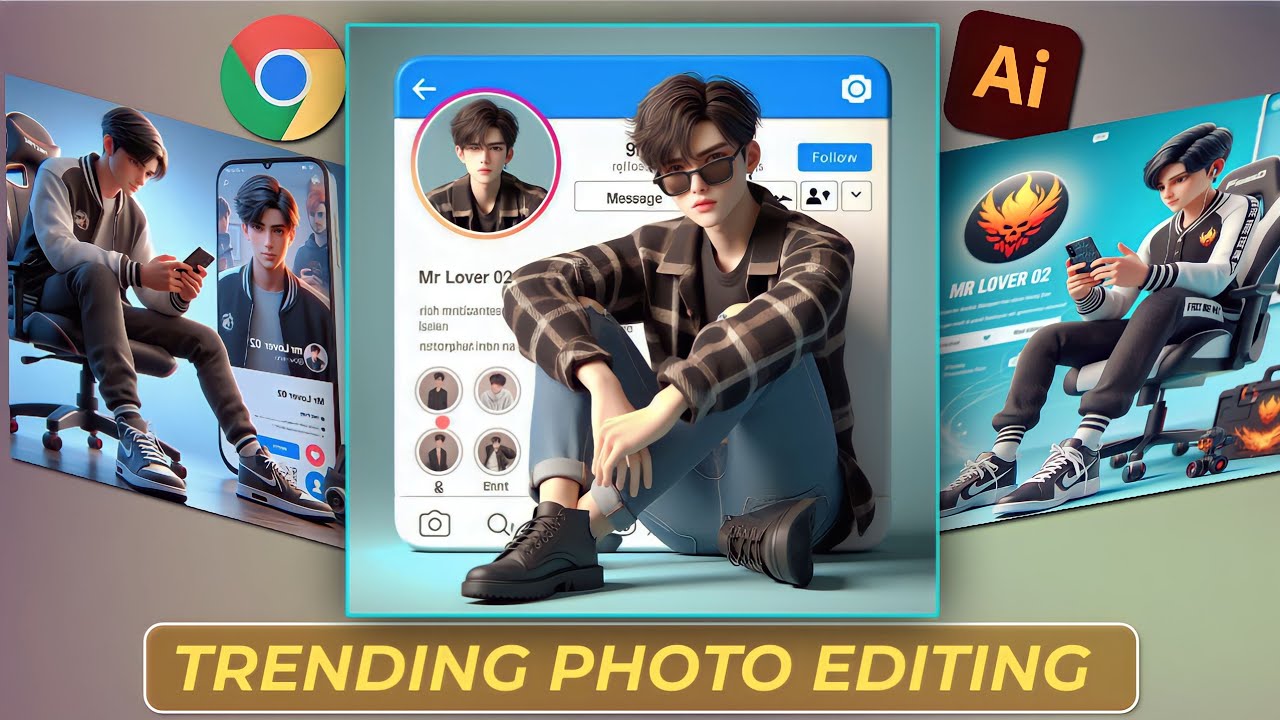 3D Characters For Social Media🔥Ai Photo Editing | Instagram New Trend ...