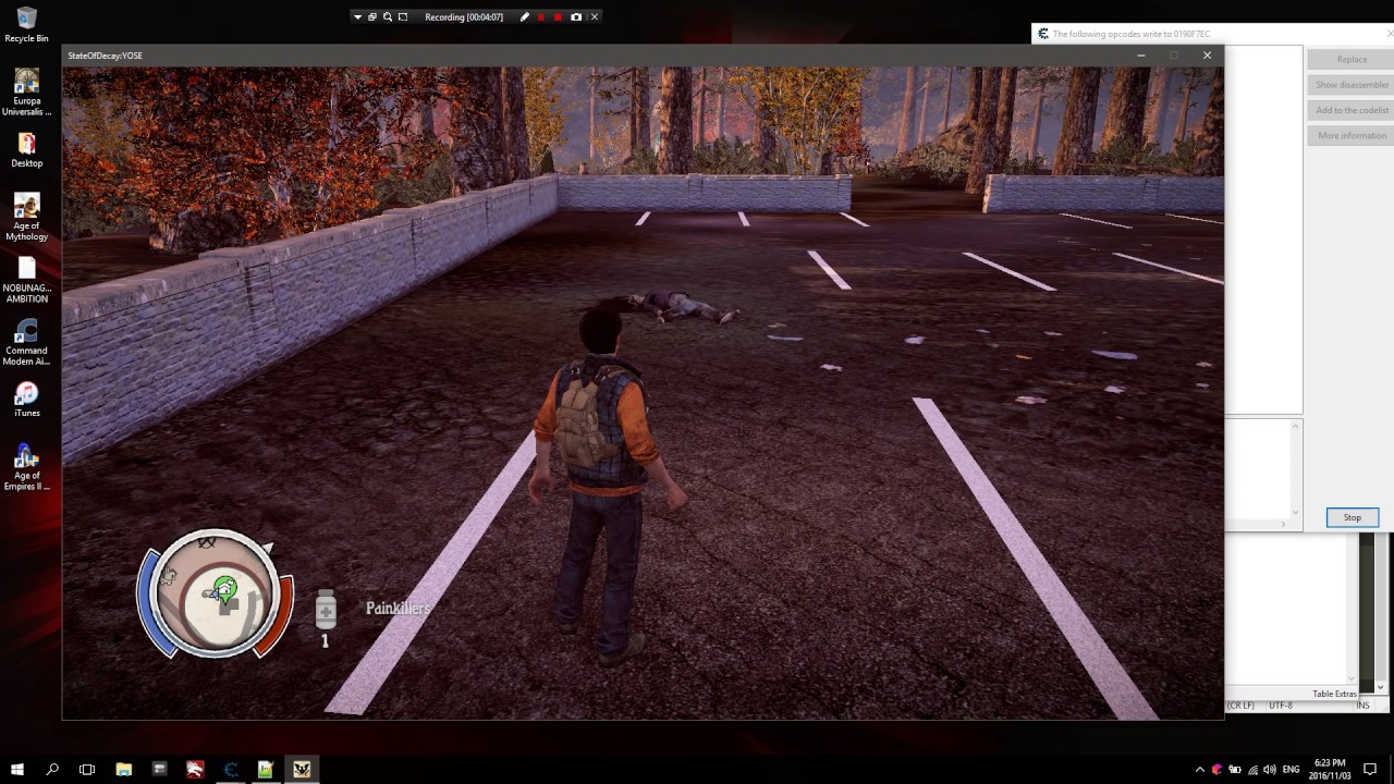 State of Decay year one ITEM HACK/SPAWN using Cheat Engine 6.4 