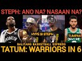 Durant no comment. Steph Curry HYPE sa locker room! Tama si Tatum WARRIORS in 6.