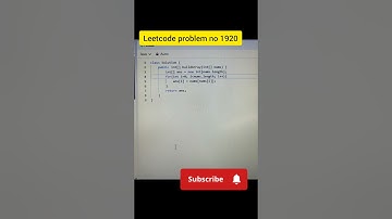 Build Array from permutation | Leetcode problem solving #leetcode #java #shots