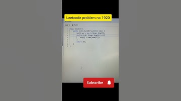 Build Array from permutation | Leetcode problem solving #leetcode #java #shots