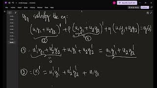 Lecture | Part 1| Method of Variation of Constants | 2nd Order ODEs | Analysis II | Dr. Sami ATAILIA