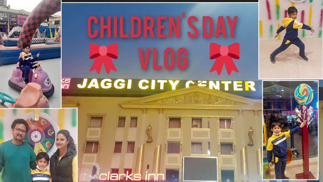 Jaggi City Centre Ambala Children's day vlogbest place to visit in