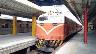 臺灣鐵路511次莒光號(本務機E226)彰化車站進站+出站紀錄 | Taiwan Railway | 2022.8.13拍攝