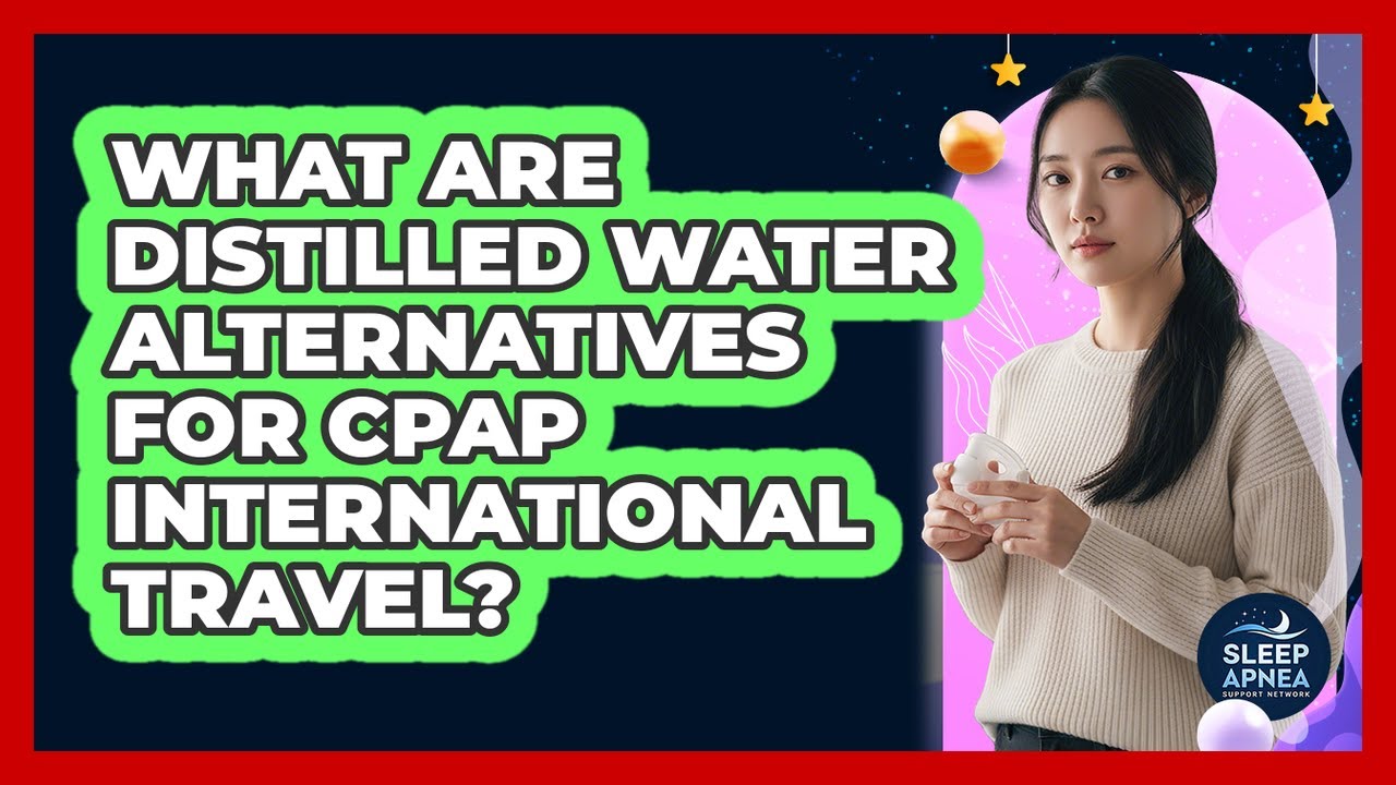 What Are Distilled Water Alternatives For CPAP International Travel
