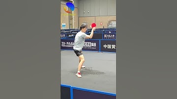 Ma Long footwok is good