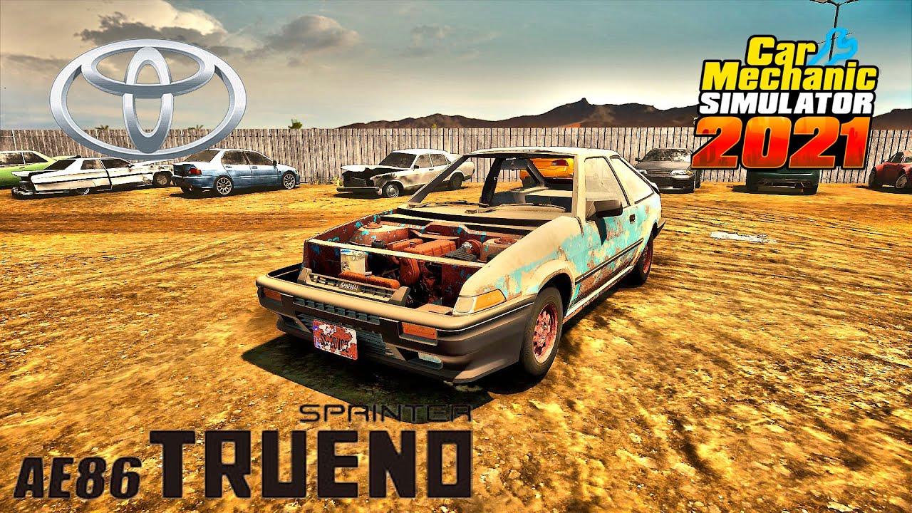 Restoration Toyota AE86\Sakura Takumi - Car Mechanic Simulator