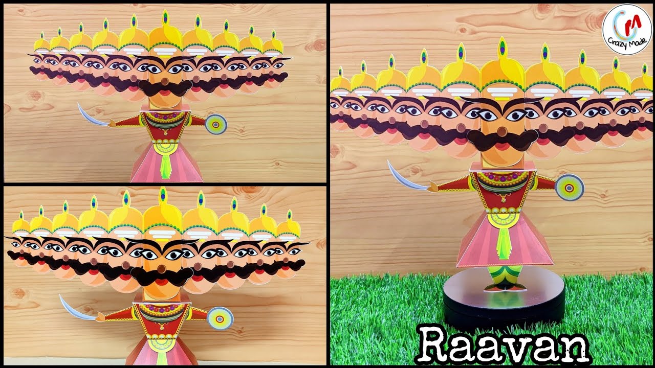 How To Make Ravan At Home || Ravan kaise banate hain - YouTube