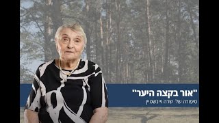 "אור בקצה היער" - סיפורה של ניצולת השואה שרה ויינשטיין