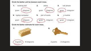 Gr3 11-3 Estimate and Measure Mass