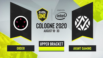 CS:GO - ORDER vs. Avant Gaming [Dust2] Map 3 - ESL One Cologne 2020 - Upper bracket - OCE