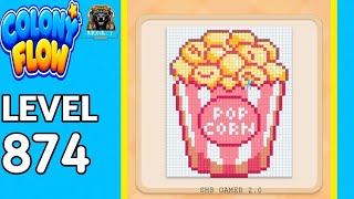 🐜 Colony flow hard level 874 solution and walkthrough for gameplay 