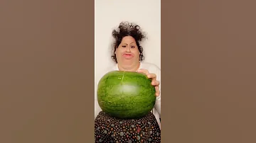 جبت بطيخه يا تري حمرا ولا خضرا ام ابراهيم 