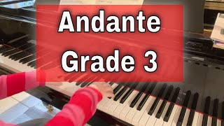Andante (Sonata in G major 3rd movt Hob XVI:8) by Joseph Haydn  |  Trinity piano grade 3 2021-2023