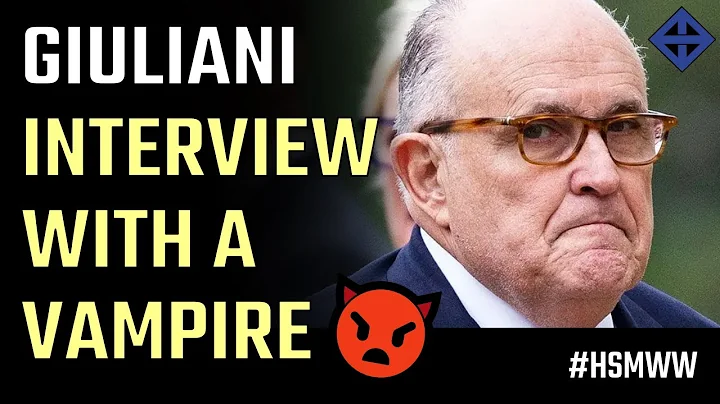 Interview with a moronic MAGAt vampire starring Rudy Giuliani