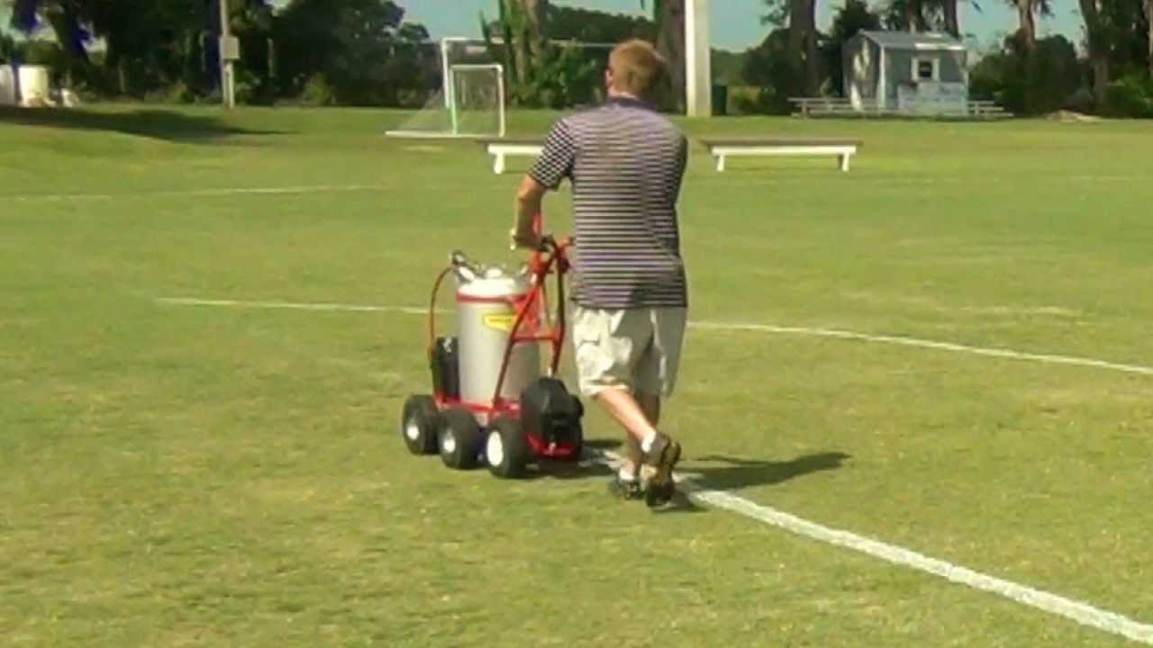 All Electric SelfPropelled Striping Machine, Soccer, Football, Pitch