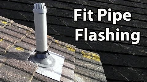 How to Install a soil PIPE FLASHING - Fit a Lead Slate