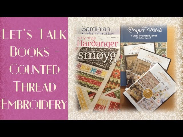 The New Anchor Book of Counted Thread Embroidery Stitches, 128 Pgs,  Paperback , 5.8 X 5.4 Ins Instructions for Stitches, W Charted Designs. 