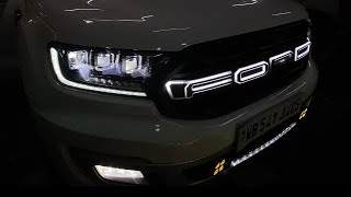 FORD ENDEAVOUR MODIFIED || 1st IN WEST BENGAL || BUGATTI STYLE HEADLAMPS || MATRIX STYLE TAIL LIGHT
