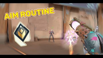 Quick Aim Routine | Valorant Aim guide/ Warmup