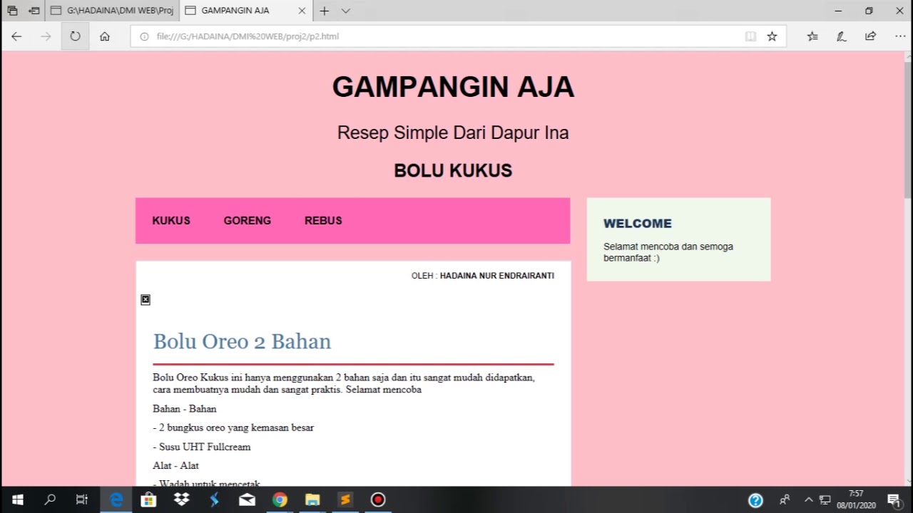  MEDIA INTERAKTIF MEMBUAT  WEB DESAIN  DENGAN  HTML CSS 