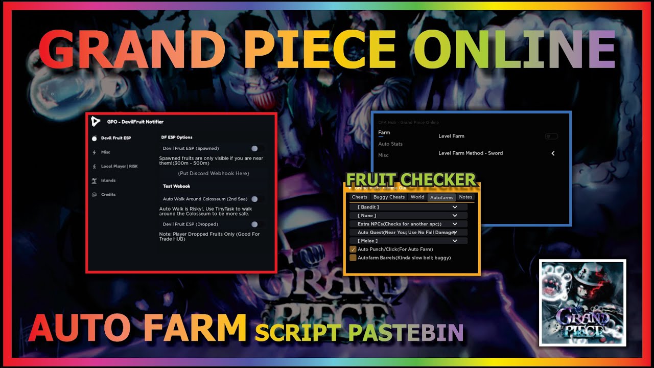 Grand Piece Online: Auto Stats, Auto Level Farm, Auto FInd Vip Server  Scripts