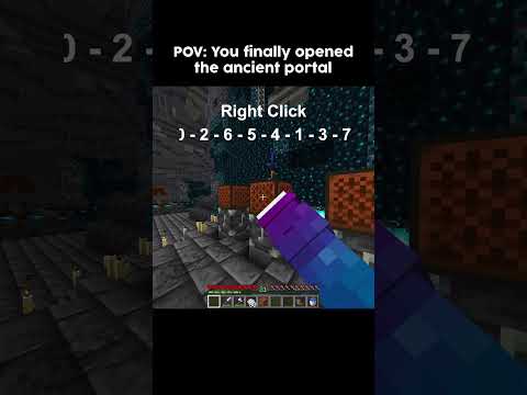 You finally opened the ancient portal