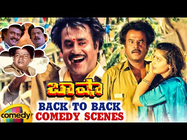 Rajinikanth Basha Movie Back to Back Comedy Scenes | Superstar Rajinikanth | Nagma | Mango Comedy