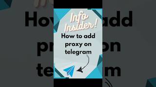 How to add proxy on Telegram #instagram #coding #introductiontocoding #loggedin #smartphone