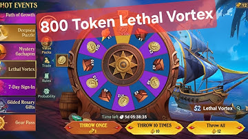 800 Token Lethal Vortex  Prt 1- Drowning Ship - Sea of Conquest - SOC