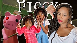 We Found The Perfect Glitch Playing Roblox Piggy! Mom vs kids in Piggy&#39;s House