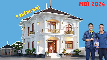 Cực phẩm biệt thự 2 tầng 10x12m mái Nhật | Thiết kế Tân cổ điển và 5 phòng ngủ sang trọng