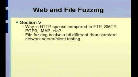 DEF CON 14 Hacking Conference Presentation By Jared DeMott - Evolving art of Fuzzing - Video